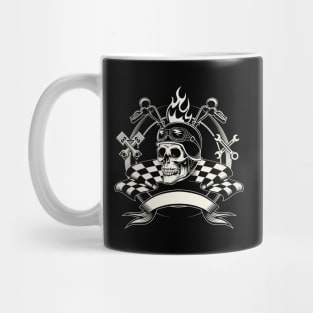 biker-emblem-with-skull-dead-motorcycle-racer Mug